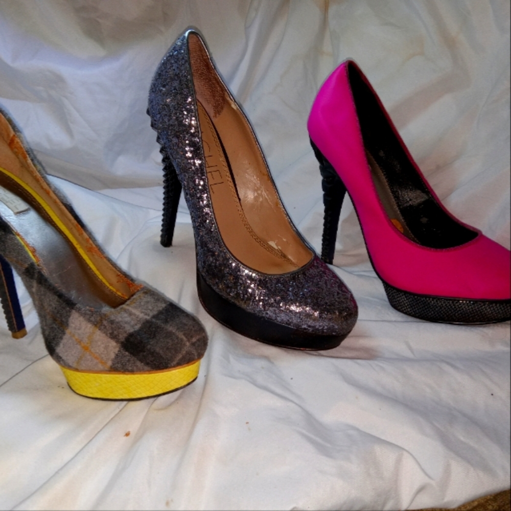 Lot of 3 pairs of bcbgeneration heels size 8